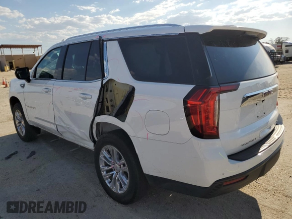 2022 GMC Yukon SLE with VIN 1GKS1AKDXNR198573, listed as a Copart auction lot 70461594 with 45,725 mi miles and Salvage Title. Bid and sale history available at carsss.com. Image 2.