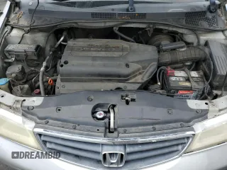 2002 Honda Odyssey EX-L with VIN 2HKRL18902H506828, listed as a Copart auction lot 53735625 with 214,446 mi miles and Salvage title. Bid and sale history available at DreamBid. Image 14.