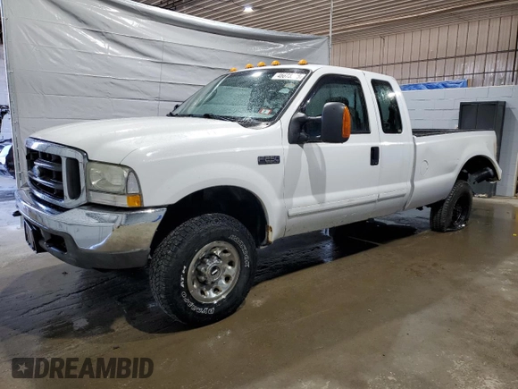 2003 Ford F-250 XL with VIN 1FTNX21L53EA55296, listed as a Copart auction lot 48673225 with 260,764 mi miles and Salvage title. Bid and sale history available at DreamBid. Image 1.