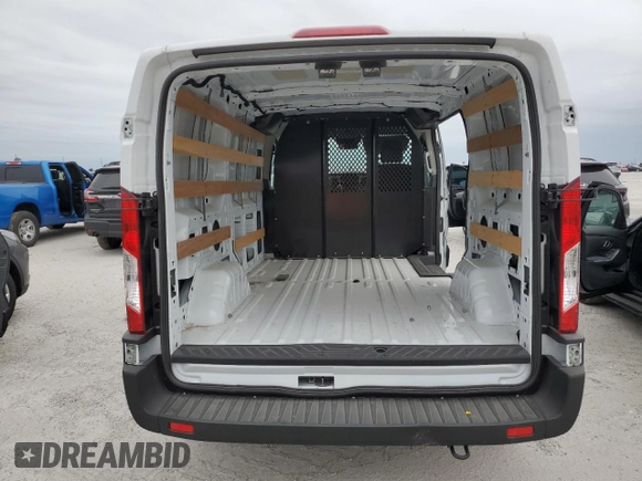 2024 Ford Transit Cargo with VIN 1FTBR1Y88RKA33408, listed as a Copart auction lot 75762044 with Not Provided miles and Clean Title. Bid and sale history available at DreamBid. Image 6.