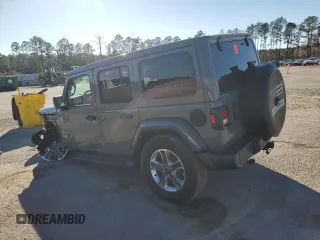 2022 Jeep Wrangler Unlimited Sahara с VIN 1C4HJXEG2NW115847, выставлен на аукционе Copart как лот 45678015 с пробегом Не указан миль и Списание • Salvage title. История ставок и продаж доступна на DreamBid. Изображение 2.