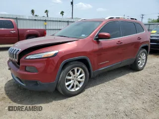 2014 Jeep Cherokee Limited with VIN 1C4PJLDS7EW238019, listed as a Copart auction lot 55420005 with 132,826 mi miles and Salvage title. Bid and sale history available at DreamBid. Image 1.