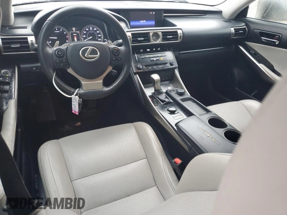 2014 Lexus IS 250 with VIN JTHBF1D25E5004997, listed as a Copart auction lot 57609535 with 100,597 mi miles and Salvage title. Bid and sale history available at DreamBid. Image 8.