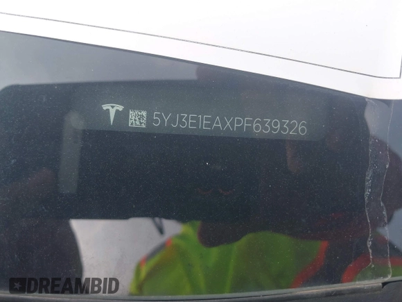2023 Tesla Model 3 z VIN 5YJ3E1EAXPF639326, wystawiony jako IAAI lot #42132181 z przebiegiem 51 808 mil mil oraz . Historia ofert i sprzedaży dostępna na DreamBid. Obrazek 9.