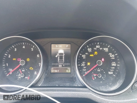 2016 Volkswagen Passat S with VIN 1VWAT7A33GC040009, listed as a IAAI auction lot 42582361 with 91,961 mi miles and . Bid and sale history available at DreamBid. Image 7.