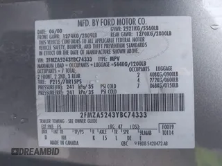 2000 Ford Windstar SE z VIN 2FMZA5243YBC74333, wystawiony jako IAAI lot #41681858 z przebiegiem Nie podano mil oraz . Historia ofert i sprzedaży dostępna na DreamBid. Obrazek 9.