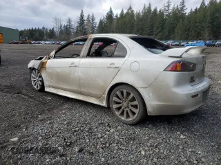 2011 Mitsubishi Lancer GTS with VIN JA32U8FW1BU042436, listed as a Copart auction lot 44769945 with 0 mi miles and Salvage Title. Bid and sale history available at carsss.com. Image 2.