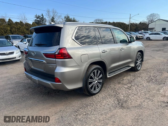 2018 Lexus LX 570 с VIN JTJHY7AX5J4265391, выставлен на аукционе Copart как лот 49247385 с пробегом 261 757 миль миль и Чистый • Clean title. История ставок и продаж доступна на DreamBid. Изображение 3.