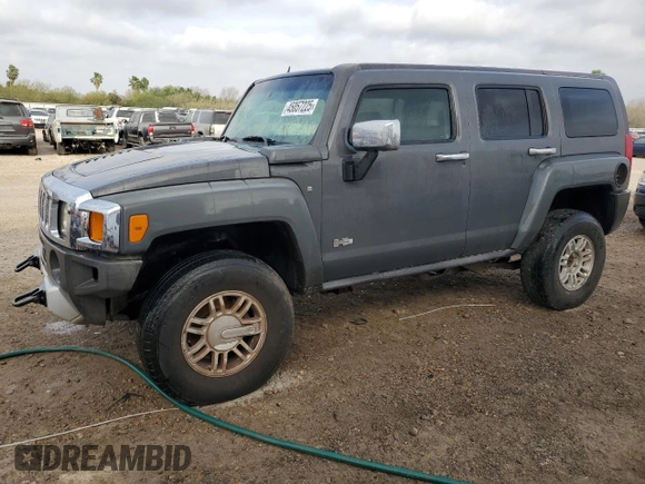 2008 Hummer H3 SUV Luxury with VIN 5GTEN13E388108462, listed as a Copart auction lot 45057225 with 240,946 mi miles and Clean Title. Bid and sale history available at carsss.com. Image 1.