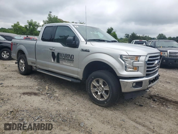 2017 Ford F-150 XL with VIN 1FTFX1EF0HFA55923, listed as a Copart auction lot 59979025 with 128,620 mi miles and Salvage title. Bid and sale history available at DreamBid. Image 4.