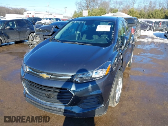 2021 Chevrolet Trax LS with VIN KL7CJKSB2MB303227, listed as a IAAI auction lot 41345271 with 51,801 mi miles. Bid and sale history available at carsss.com. Image 17.