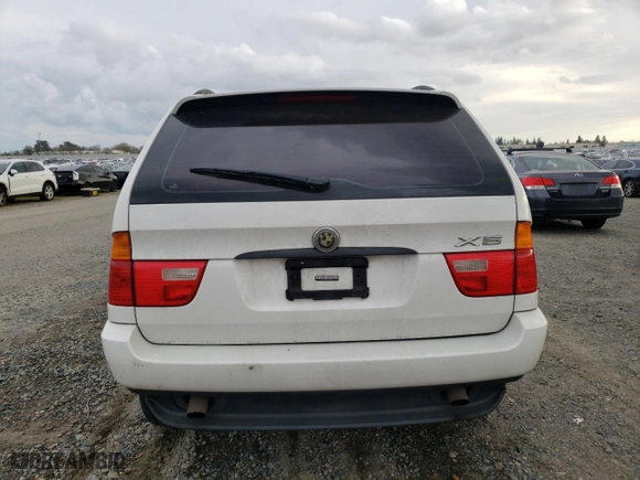 2003 BMW X5 3.0i with VIN 5UXFA53543LV85162, listed as a Copart auction lot 48049435 with 165,260 mi miles and Salvage Title. Bid and sale history available at carsss.com. Image 6.