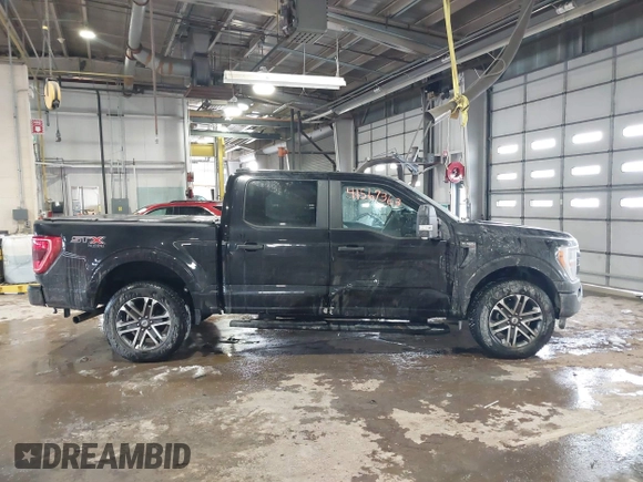 2021 Ford F-150 XL with VIN 1FTFW1E56MFC60361, listed as a IAAI auction lot 41567363 with 31,092 mi miles and . Bid and sale history available at DreamBid. Image 13.