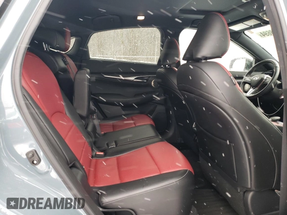 2022 Infiniti QX55 Sensory with VIN 3PCAJ5L38NF101543, listed as a Copart auction lot 86468694 with 45,409 mi miles and Salvage title. Bid and sale history available at DreamBid. Image 11.