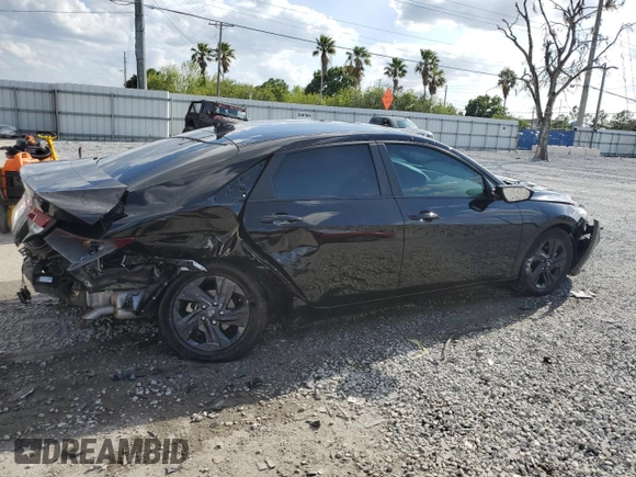 2023 Hyundai Elantra SEL with VIN KMHLM4AG3PU543605, listed as a Copart auction lot 50985905 with 18,608 mi miles and Non repairable. Bid and sale history available at DreamBid. Image 3.