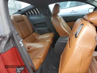 2010 Ford Mustang V6 with VIN 1ZVBP8AN3A5133074, listed as a Copart auction lot 52142895 with 124,033 mi miles and Salvage Title. Bid and sale history available at DreamBid. Image 10.