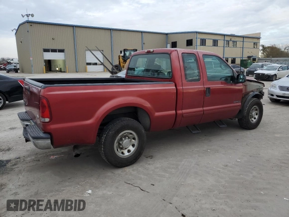 2001 Ford Super Duty F-250 XL with VIN 1FTNX20F61EB06006, listed as a Copart auction lot 84282164 with 342,531 mi miles and Salvage Title. Bid and sale history available at carsss.com. Image 3.