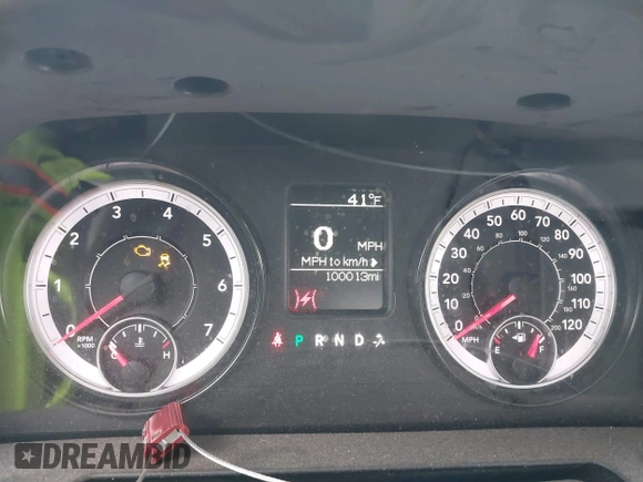 2016 Ram 1500 Tradesman with VIN 3C6JR6DT2GG261791, listed as a IAAI auction lot 41475013 with 100,013 mi miles and . Bid and sale history available at DreamBid. Image 7.