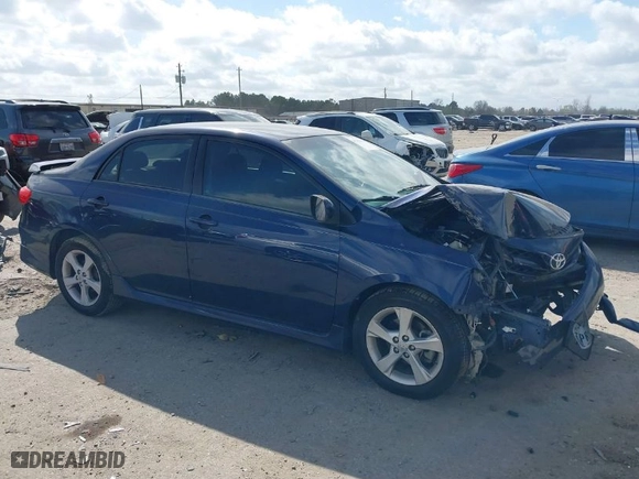 2012 Toyota Corolla L with VIN 5YFBU4EE8CP055279, listed as a IAAI auction lot 41781812 with 154,219 mi miles. Bid and sale history available at carsss.com. Image 1.
