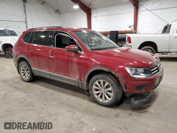 2018 Volkswagen Tiguan SEL z VIN 3VV2B7AX5JM017710, wystawiony jako Copart lot #48617875 z przebiegiem 63 466 mil mil oraz Szkoda całkowita • Salvage title. Historia ofert i sprzedaży dostępna na DreamBid. Obrazek 4.