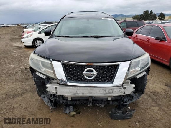 2015 Nissan Pathfinder Platinum with VIN 5N1AR2MM8FC642603, listed as a Copart auction lot 43323565 with 122,493 mi miles and Salvage title. Bid and sale history available at DreamBid. Image 5.