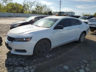 2015 Chevrolet Impala LS with VIN 2G11X5SL9F9203464, listed as a Copart auction lot 52219124 with 153,712 mi miles and Salvage Title. Bid and sale history available at DreamBid. Image 1.
