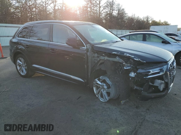 2020 Audi Q7 Premium Plus with VIN WA1LJAF74LD011658, listed as a Copart auction lot 88143785 with 44,250 mi miles and Salvage title. Bid and sale history available at DreamBid. Image 4.