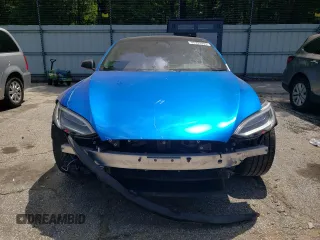 2021 Tesla Model S Plaid with VIN 5YJSA1E64MF438794, listed as a Copart auction lot 56903365 with 63,671 mi miles and Salvage title. Bid and sale history available at DreamBid. Image 5.