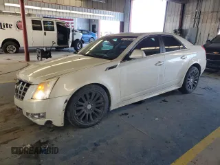 2012 Cadillac CTS Premium with VIN 1G6DS5E39C0150157, listed as a Copart auction lot 87795735 with 127,225 mi miles and Salvage Title. Bid and sale history available at DreamBid. Image 1.