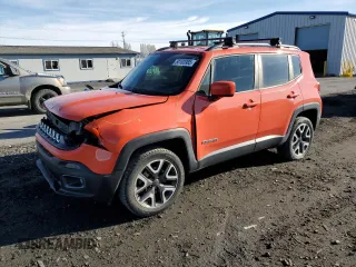 2018 Jeep Renegade Latitude with VIN ZACCJBBB5JPH86135, listed as a Copart auction lot 50103985 with 54,555 mi miles and Salvage Title. Bid and sale history available at carsss.com. Image 1.