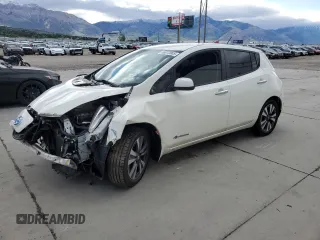 2016 Nissan LEAF S z VIN 1N4BZ0CP2GC312150, wystawiony jako Copart lot #56072065 z przebiegiem Nie podano mil oraz Szkoda całkowita • Salvage title. Historia ofert i sprzedaży dostępna na DreamBid. Obrazek 1.