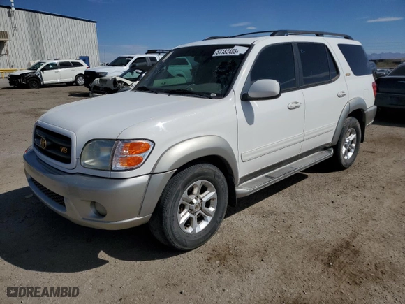 2003 Toyota Sequoia SR5 with VIN 5TDZT34A63S138615, listed as a Copart auction lot 51182485 with 304,012 mi miles and Clean Title. Bid and sale history available at carsss.com. Image 1.