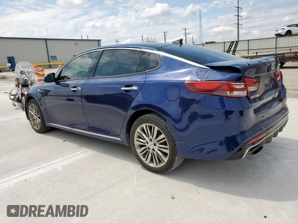 2017 Kia Optima SX Limited with VIN 5XXGV4L28HG142238, listed as a Copart auction lot 57960665 with 123,308 mi miles and Salvage title. Bid and sale history available at DreamBid. Image 2.