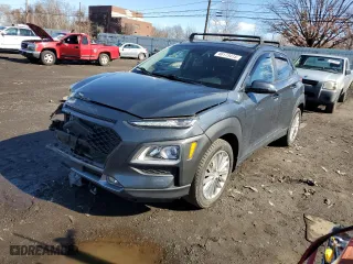 2018 Hyundai Kona SEL with VIN KM8K6CAA0JU180523, listed as a Copart auction lot 46173415 with 75,424 mi miles and Salvage Title. Bid and sale history available at carsss.com. Image 1.