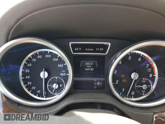 2013 Mercedes-Benz GL-Class GL 550 with VIN 4JGDF7DEXDA262716, listed as a Copart auction lot 50136435 with 168,182 mi miles and Salvage Title. Bid and sale history available at carsss.com. Image 9.