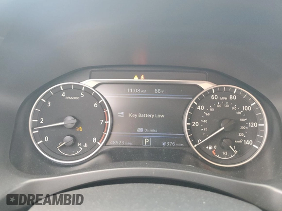 2022 Nissan Altima SR with VIN 1N4BL4CV8NN376184, listed as a Copart auction lot 50741175 with 48,923 mi miles and Salvage Title. Bid and sale history available at DreamBid. Image 9.