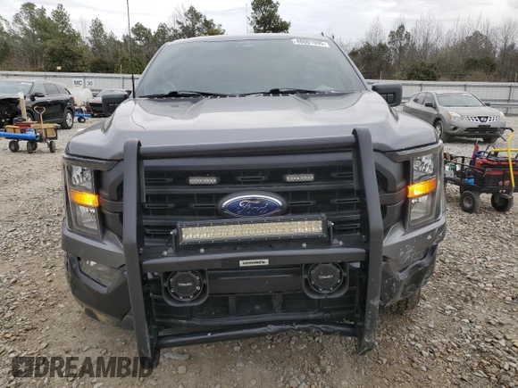 2023 Ford F-150 with VIN 1FTFW1P85PKD23050, listed as a Copart auction lot 48001595 with 42,427 mi miles and Salvage title. Bid and sale history available at DreamBid. Image 5.