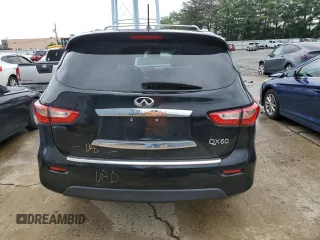 2015 Infiniti QX60 with VIN 5N1AL0MM4FC535070, listed as a Copart auction lot 62691185 with 110,824 mi miles and Salvage title. Bid and sale history available at DreamBid. Image 6.