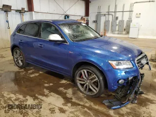 2016 Audi SQ5 Premium Plus with VIN WA1CCAFPXGA060901, listed as a Copart auction lot 58714495 with 64,021 mi miles and Salvage title. Bid and sale history available at DreamBid. Image 4.