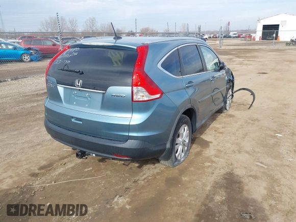 2014 Honda CR-V EX-L with VIN 2HKRM4H73EH682323, listed as a IAAI auction lot 38679501 with 1 mi miles. Bid and sale history available at carsss.com. Image 4.