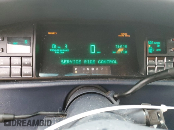 1994 Cadillac Concours z VIN 1G6KF52Y3RU231877, wystawiony jako Copart lot #82150174 z przebiegiem 76 279 mil mil oraz Szkody całkowita. Historia ofert i sprzedaży dostępna na DreamBid. Obrazek 9.