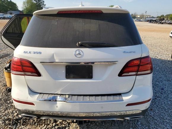 2018 Mercedes-Benz GLE 350 with VIN 4JGDA5HBXJB072987, listed as a Copart auction lot 52498715 with Not provided miles and Salvage title. Bid and sale history available at DreamBid. Image 6.