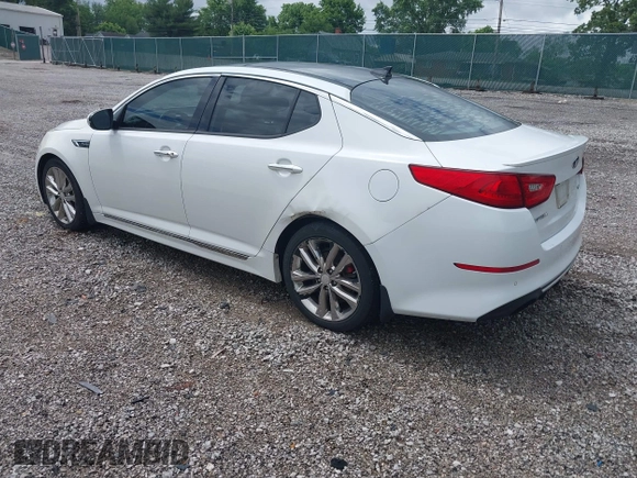 2014 Kia Optima SX Turbo with VIN 5XXGR4A69EG281560, listed as a IAAI auction lot 42366130 with 178,227 mi miles and . Bid and sale history available at DreamBid. Image 3.