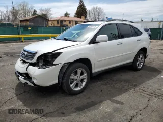 2008 Lexus RX 400h with VIN JTJHW31U282857051, listed as a Copart auction lot 52996275 with 178,118 mi miles and Salvage Title. Bid and sale history available at DreamBid. Image 1.