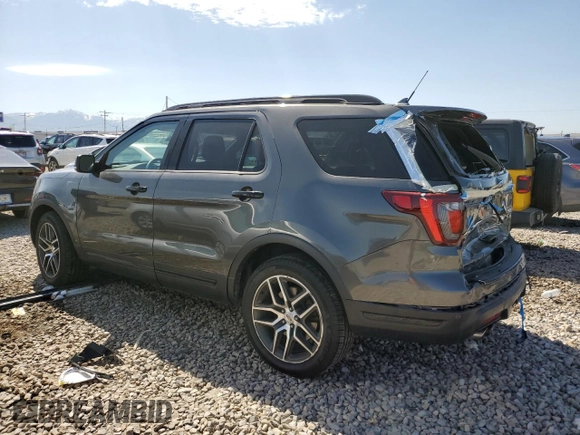 2018 Ford Explorer Sport with VIN 1FM5K8GT0JGB31061, listed as a Copart auction lot 58143375 with 97,149 mi miles and Salvage title. Bid and sale history available at DreamBid. Image 2.