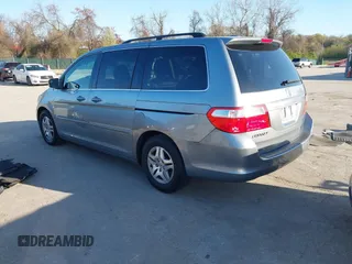 2007 Honda Odyssey EX-L with VIN 5FNRL387X7B140294, listed as a IAAI auction lot 41995795 with 202,934 mi miles. Bid and sale history available at carsss.com. Image 3.