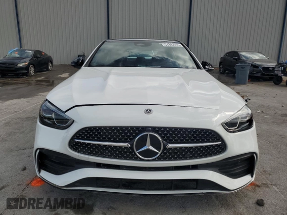 2024 Mercedes-Benz C 300 with VIN W1KAF4GB8RR175791, listed as a Copart auction lot 54392255 with 386 mi miles and Clean Title. Bid and sale history available at carsss.com. Image 5.