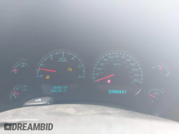 2008 Chevrolet Tahoe 3LT with VIN 1GNFC13J68R127765, listed as a IAAI auction lot 42652336 with 294,190 mi miles and . Bid and sale history available at DreamBid. Image 7.