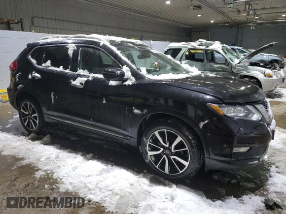 2020 Nissan Rogue SL with VIN 5N1AT2MV6LC747694, listed as a Copart auction lot 44685905 with 55,788 mi miles and Salvage Title. Bid and sale history available at DreamBid. Image 4.