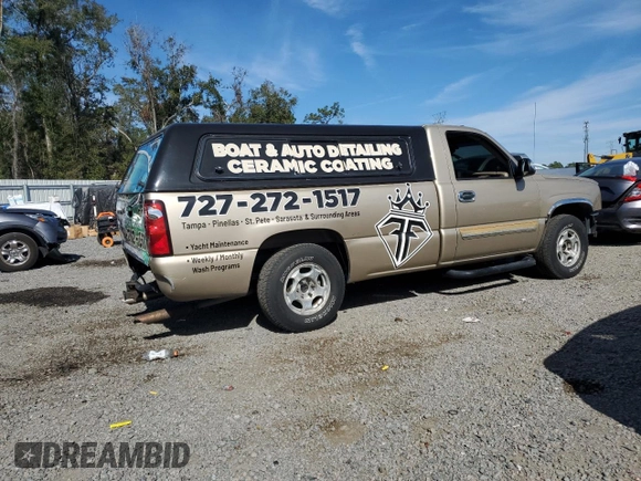 2004 Chevrolet Silverado 1500 LS with VIN 1GCEC14T64Z260685, listed as a Copart auction lot 86997384 with 0 mi miles and Salvage Title. Bid and sale history available at carsss.com. Image 3.